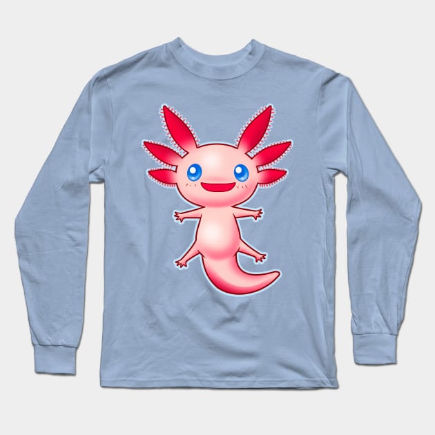 Axolotl Long Sleeve T-Shirt by MIKELopez